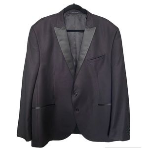 AWEARNESS Kenneth Cole Tuxedo Sport Blazer/Jacket Slim Fit Black/Purple …